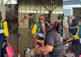 Blessing CEO Arrives Asaba in Style as Wedding Preparations with IVD Begin