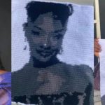 Tems Gifts Fan ₦3M for Creating Stunning Crochet Artwork of Her