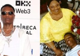 “God Gave Me a Daughter That Looks Just Like My Mom” – Wizkid Gets Emotional on Stage